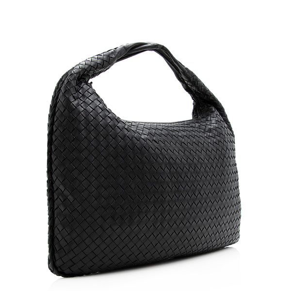 Bottega Veneta Metallic Intrecciato Nappa Veneta Large Hobo (SHF-20546 –  LuxeDH