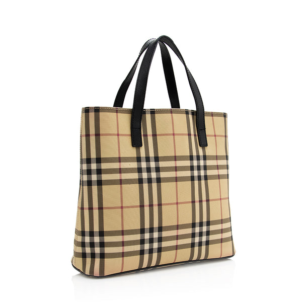 Burberry, Bags, Authentic Burberry Nova Check Tote Hang Tag Excellent  Condition