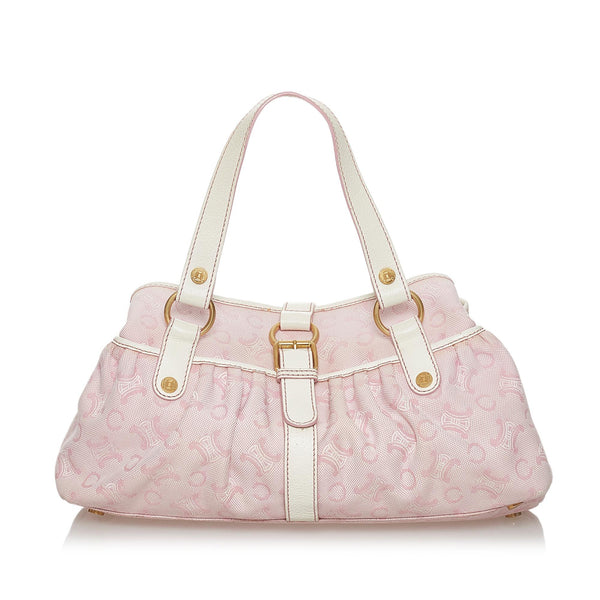 Pre-owned Celine Mini Boston Leather Bag In Pink