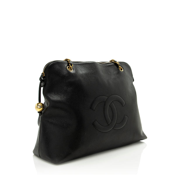 Chanel Caviar Leather Country Chic Messenger Bag (SHF-17799) – LuxeDH