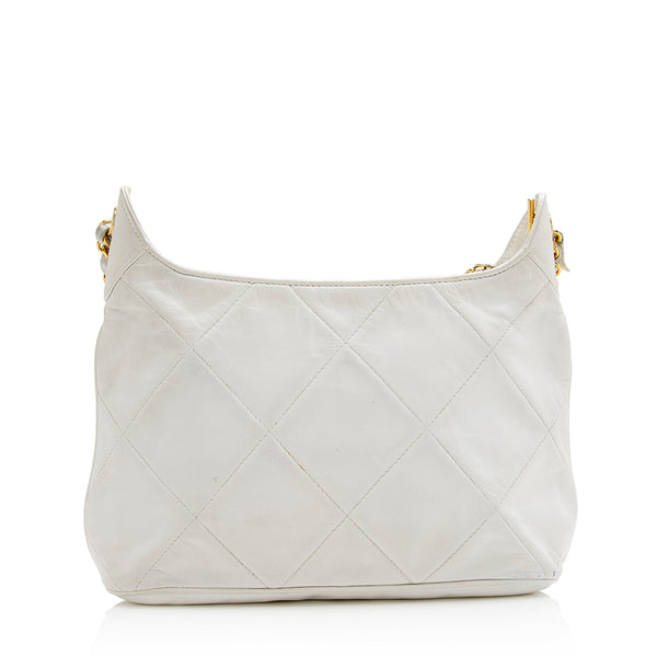 Chanel Quilted Lambskin Top Handle Flap Bag (SHF-8v8JOn) – LuxeDH