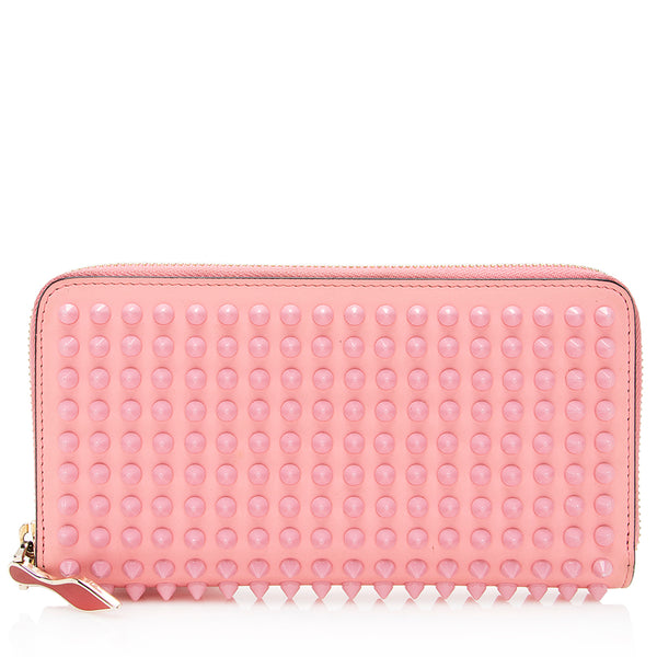 Christian Louboutin Leather Panettone Spikes Wallet (SHF-20684