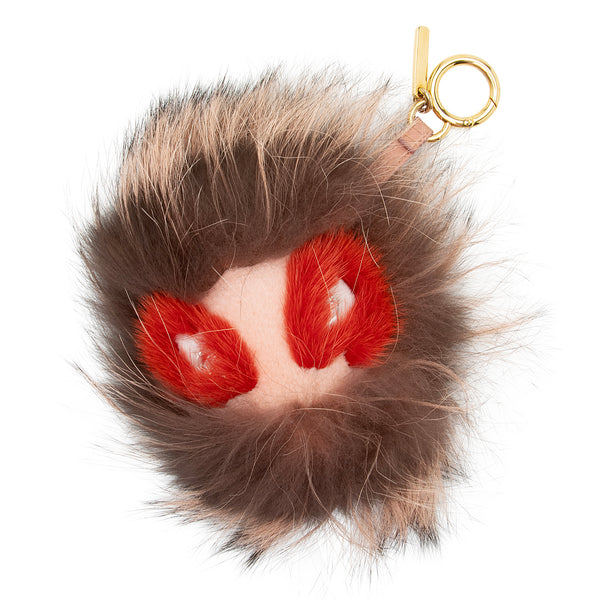 Fendi Fox Fur Monster Fur Yang Bag Charm - FINAL SALE (SHF-20233