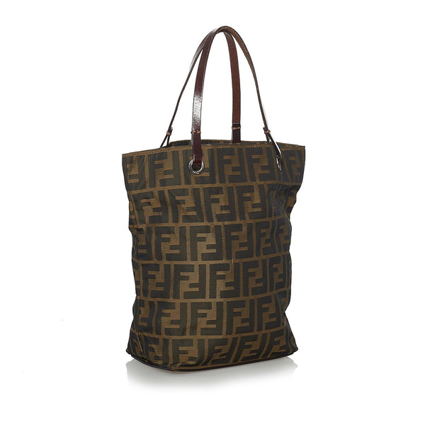 Fendi Zucca Canvas Handbag (SHG-34608) – LuxeDH