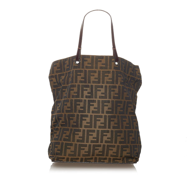 Fendi, Bags, Authentic Fendi Zucchino Zucca Neverfull Canvas Tote