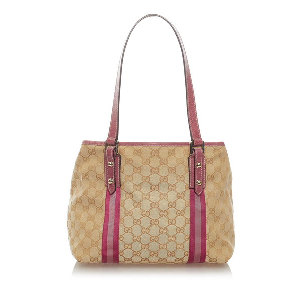 Gucci GG Canvas Jolie Tote Bag (SHG-34358) – LuxeDH