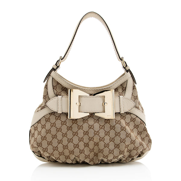 Gucci GG Canvas Hobo Bag (SHG-GaEe4f) – LuxeDH