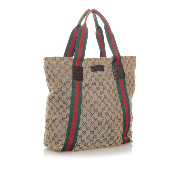 Gucci GG Canvas Mushrooms Tote Bag (SHG-28560) – LuxeDH