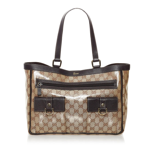 Pre Loved Gucci Gg Crystal Abbey D-ring Tote – Bluefly