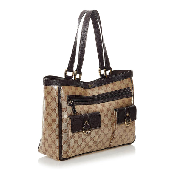 Gucci GG Canvas Abbey D- Ring Tote Bag (SHG-27554) – LuxeDH