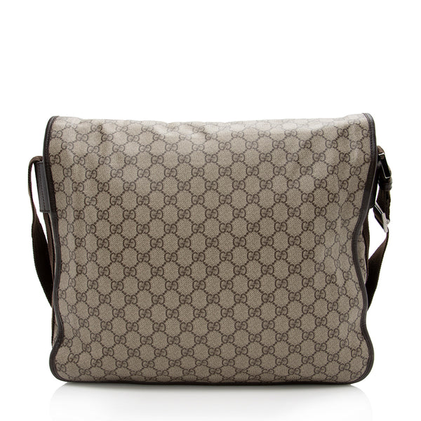 Gucci GG Supreme Large Messenger Bag (SHF-13801) – LuxeDH