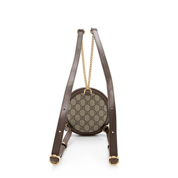 Gucci GG Supreme Ophidia Round Mini Backpack (SHF-20092) – LuxeDH