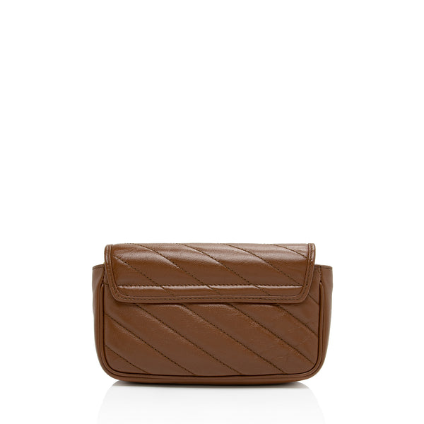 Gucci Matelasse Leather GG Marmont Mini Bag (SHF-21623) – LuxeDH