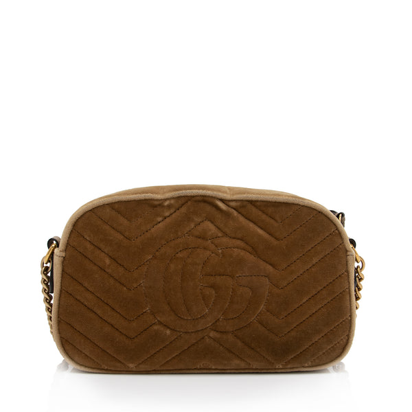 Gucci GG Marmont Small Shoulder Bag In Beige