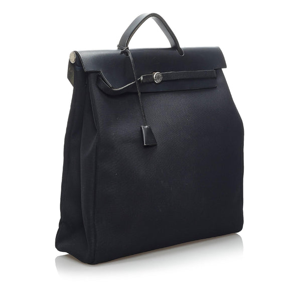 Hermes Herbag Canvas Backpack (SHG-32314) – LuxeDH