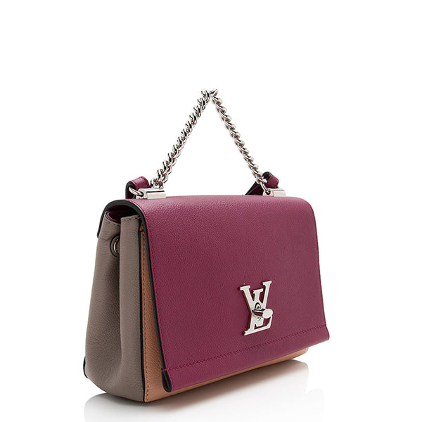 🎉HP🎉Louis Vuitton Lockme BB II AUTHENTIC Venus Purple Silver Hardware  Rare!