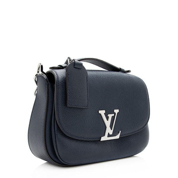 LOUIS VUITTON Vivienne NM Grained Calfskin Leather Shoulder Bag Black