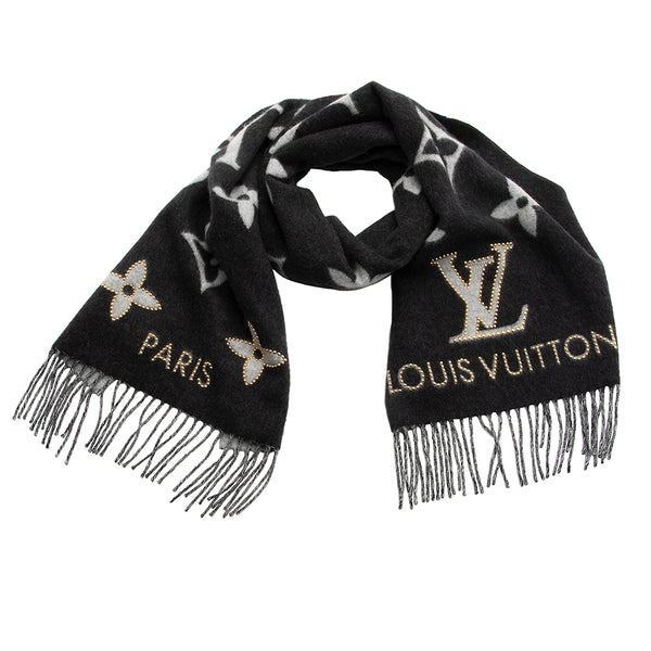 Louis Vuitton MONOGRAM Studdy reykjavik scarf (M71588)