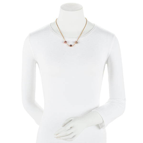 Louis Vuitton Crystal Monogram Gamble Necklace