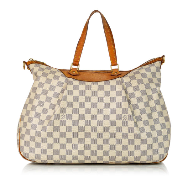 Louis Vuitton Siracusa Canvas Shoulder Bag
