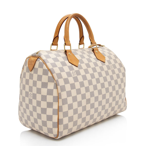 Louis Vuitton Damier Azur Speedy Bandouliere 30 Satchel (SHF-f3mAUf) –  LuxeDH