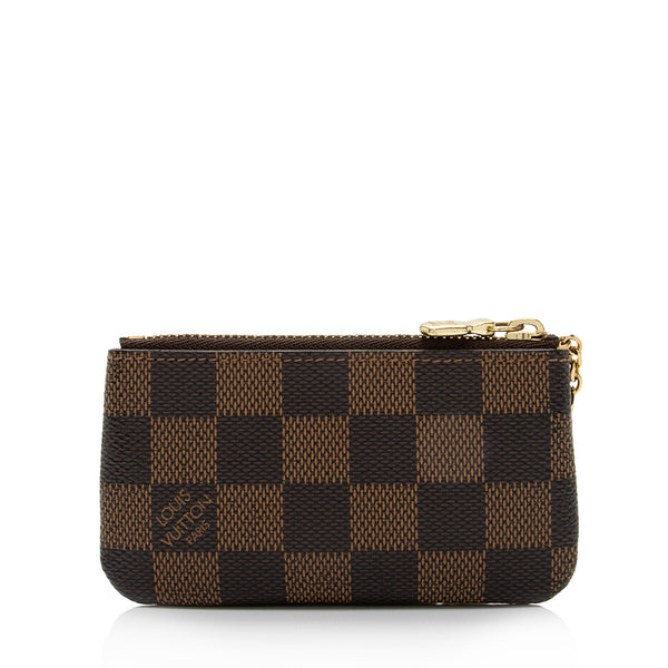 LOUIS VUITTON Damier Ebene Key Cles - The Purse Ladies