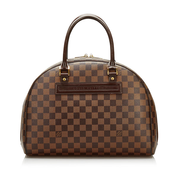 bag, louis vuitton, alma bb demier, checkered, tote bag, handbag, brown -  Wheretoget