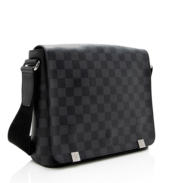 Louis Vuitton Damier Graphite District PM Shoulder Bag Crossbody