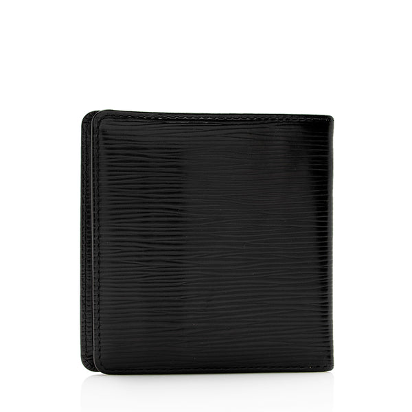 Authentic LOUIS VUITTON Wallet Epi Billets Compact Bi-fold M63559