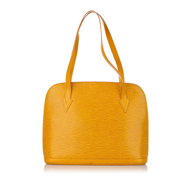 Yellow Epi Lussac Shoulder Bag