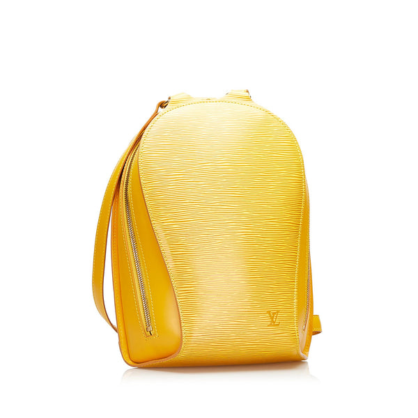 Louis Vuitton Mabillon Backpack in Yellow Epi Leather