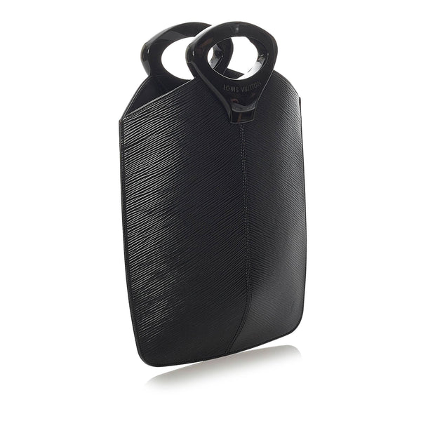 Louis Vuitton Noctambule Black Leather Handbag (Pre-Owned)