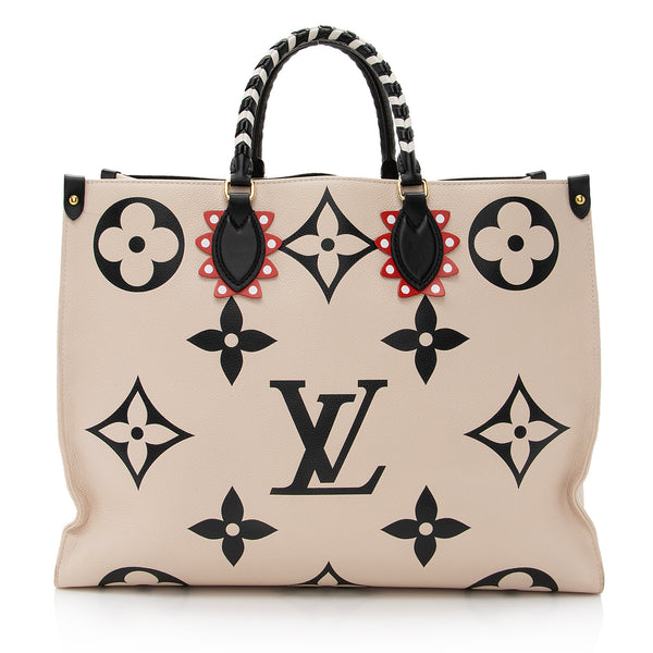 Louis Vuitton Bag LV On The Go Monogram Leather Tote Bag With Dust