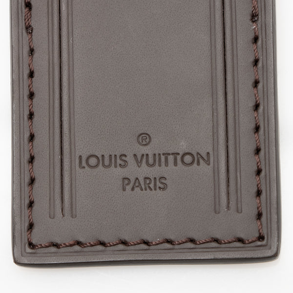 Louis Vuitton Leather Luggage Tag (SHF-vd8fo5) – LuxeDH