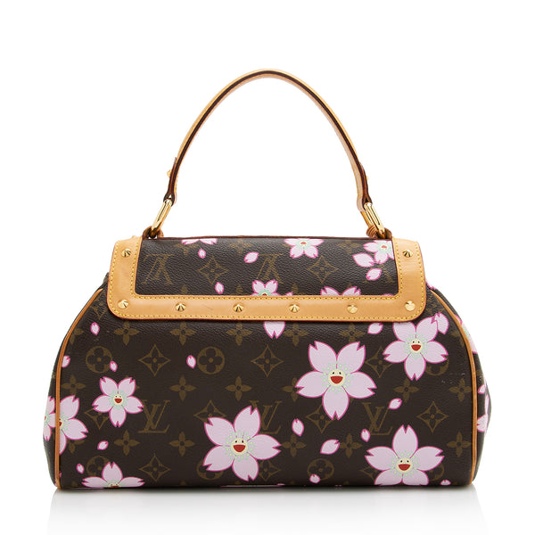 Louis Vuitton Limited Edition Cherry Blossom Sac Retro Satchel Handbag, Louis  Vuitton Handbags