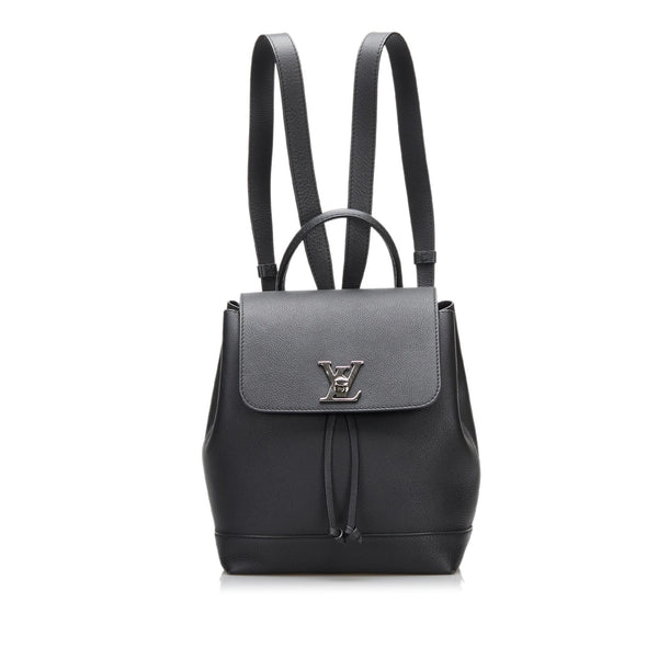 Louis Vuitton Lockme Backpack Leather Black