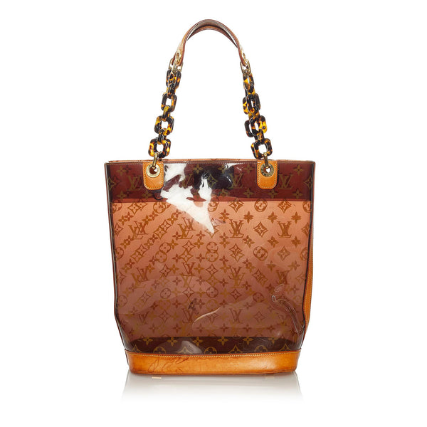 Louis Vuitton - Authenticated Carry All Handbag - Plastic Brown for Women, Very Good Condition