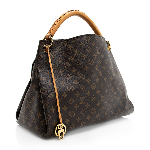 Louis Vuitton - Authenticated Artsy Handbag - Cloth Brown for Women, Good Condition