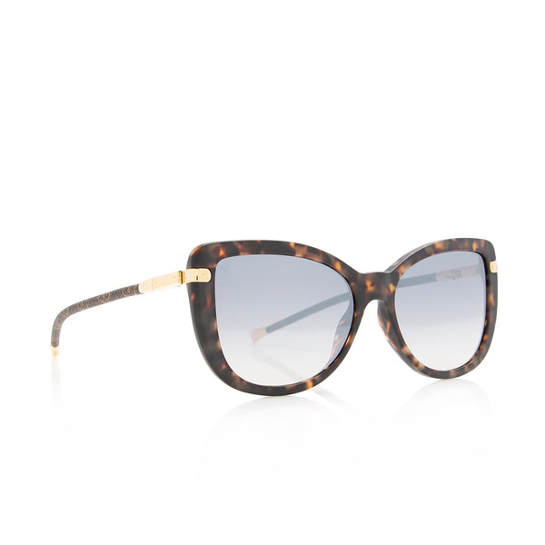 Louis Vuitton Black Matte Acetate Frame Charlotte Sunglasses