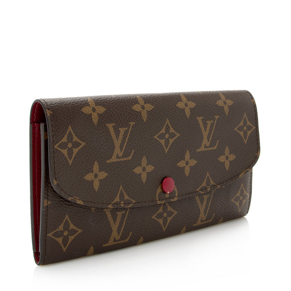 Louis Vuitton Monogram Emilie Wallet Red - A World Of Goods For