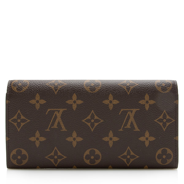Louis Vuitton - Authenticated Emilie Wallet - Leather Brown for Women, Never Worn