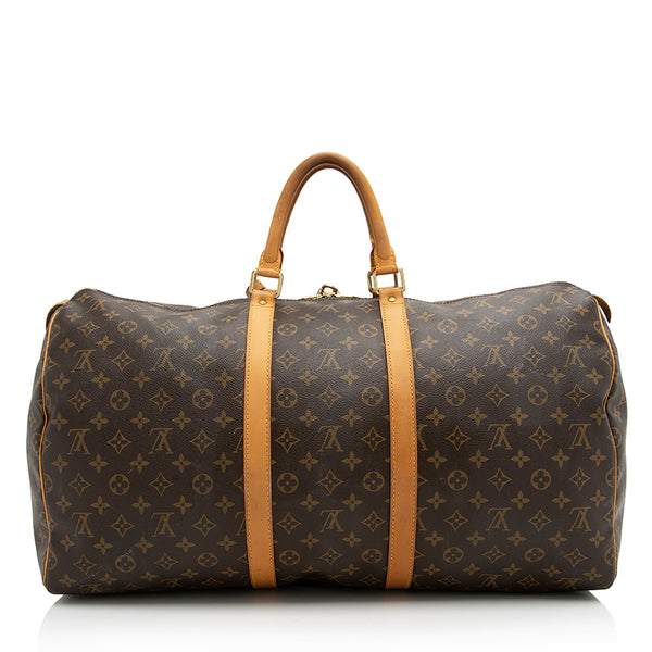Louis Vuitton monogram canvas duffel bag