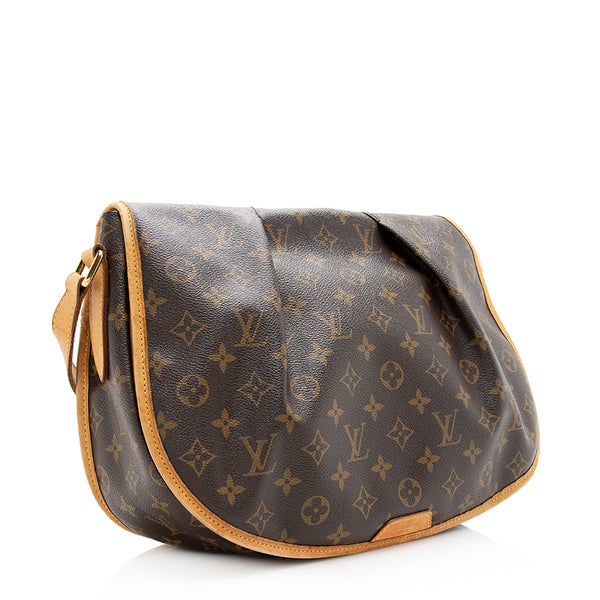 Louis Vuitton Menilmontant MM Crossbody Monogram Canvas Handbag Messenger LV  Bag