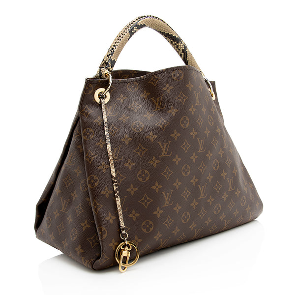 Antheia python handbag Louis Vuitton Black in Python - 33212674