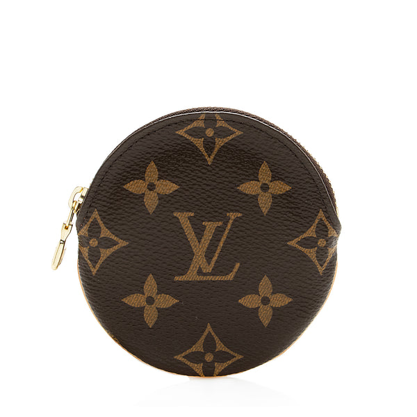 Louis Vuitton Crafty Round Coin Purse Cream/Red in Monogram Giant