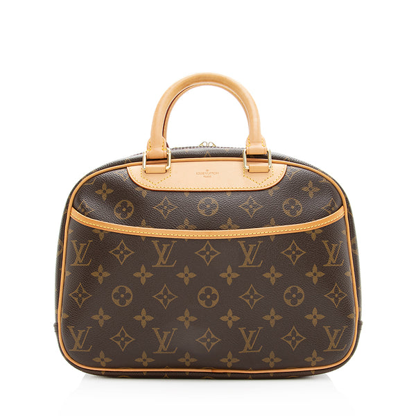 Louis Vuitton Monogram Canvas and Leather Trouville Bag
