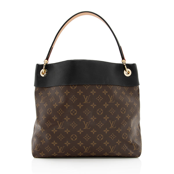 Louis Vuitton Tuileries Hobo Bag Brown Canvas Monogram