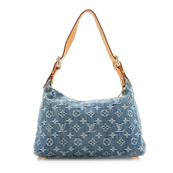 Louis Vuitton, Bags, Vintage Louis Vuitton Denim Baggy Pm Shoulder Bag