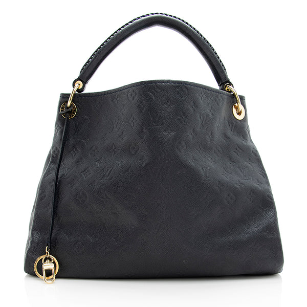 LOUIS VUITTON ARTSY MM BAG IN BLACK EMPREINTE MONOGRAM LEATHER - Still in  fashion