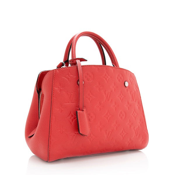 Louis Vuitton Monogram Empreinte Montaigne MM - Pink Handle Bags